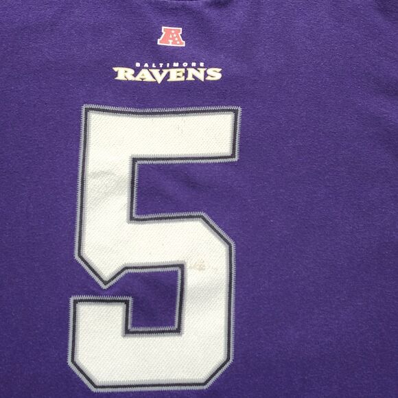 Vintage NFL Baltimore Ravens Joe Flacco Long-sleeve T-Shirt Men’s Size 2XL - Picture 5 of 12